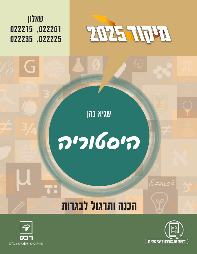 מיקוד 2025 היסטוריה/שגיא כהן-דיגיטלי